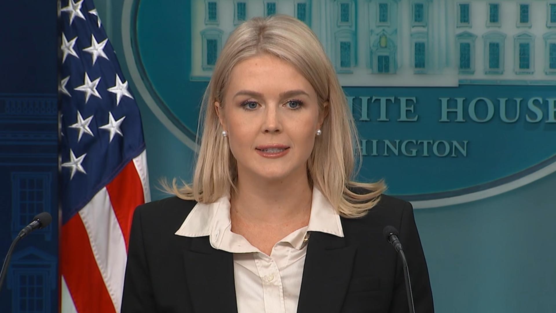 Karoline Leavitt addresses murder of Israeli embassy staffers in White  House Press Briefing