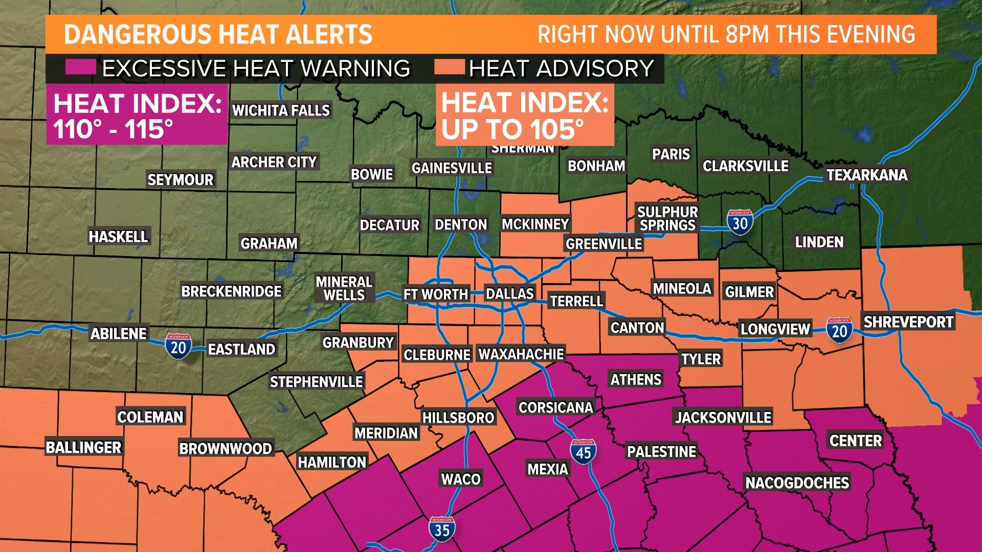 DFW Weather: Severe Storms Moved Out, 100-degree Heat Coming | Wfaa.com