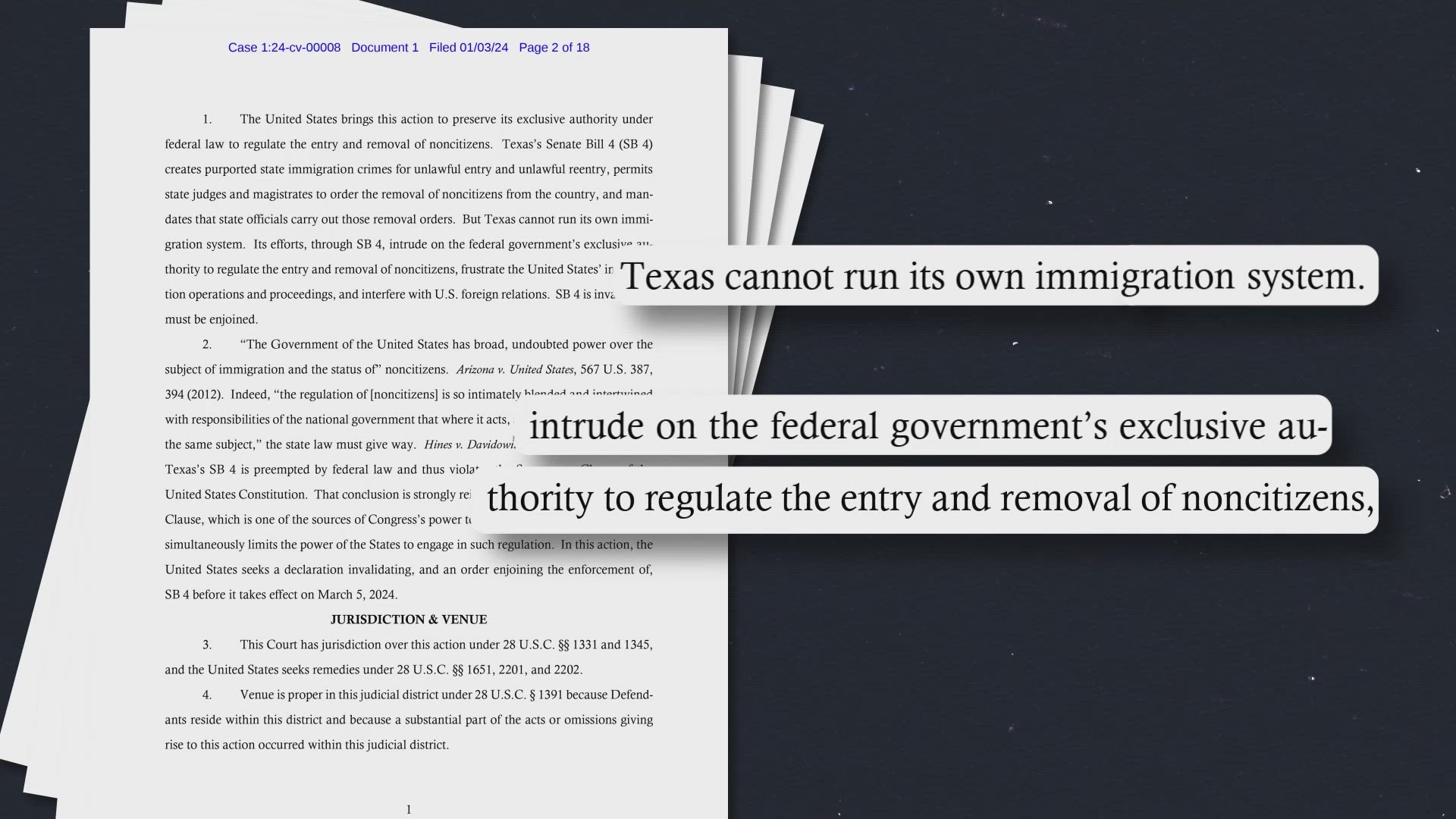 Texas Governor Greg Abbott signed Senate Bill 4 in Dec. 2023. It's set to go into effect in March.