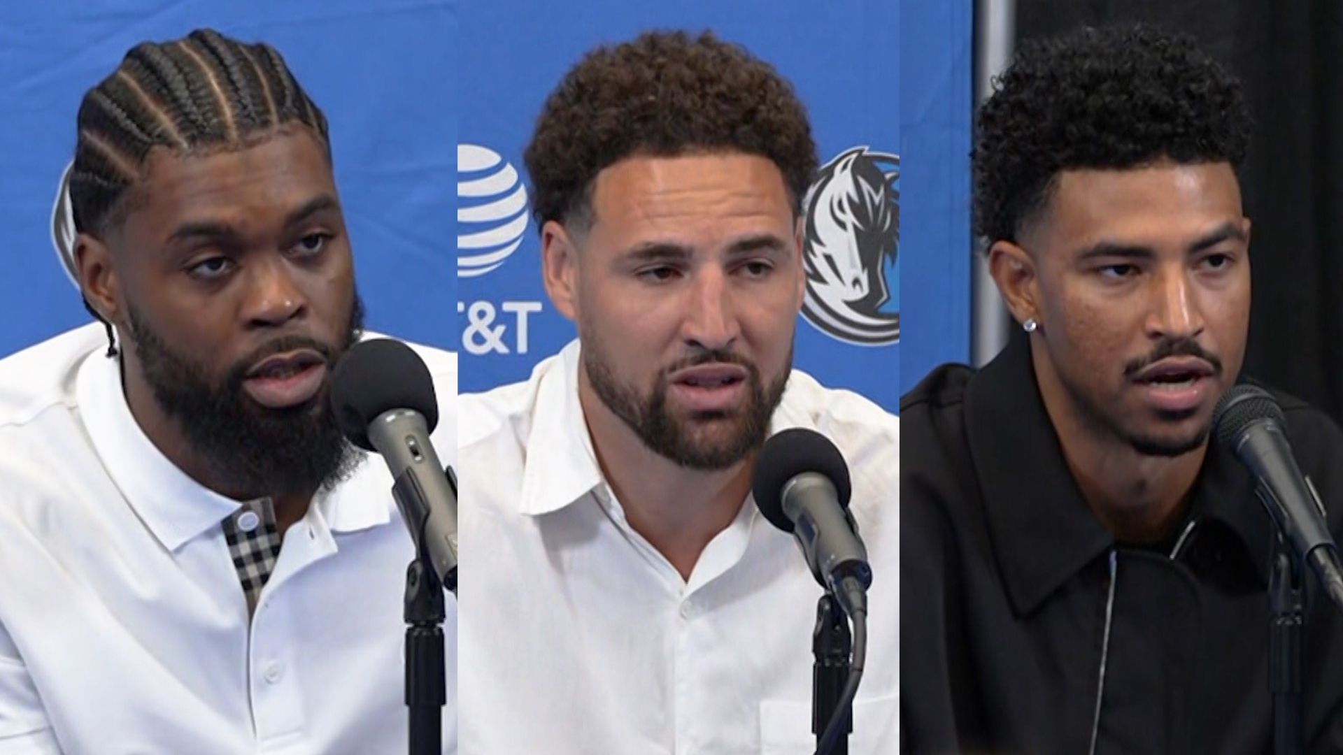 VIDEO: Klay Thompson, new Mavs explain why they're excited to play with ...