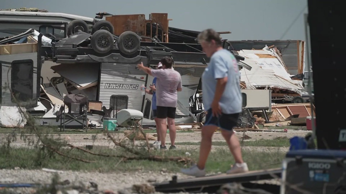 Lake Ray Roberts Marina, several RV campers hit by Saturday night ...