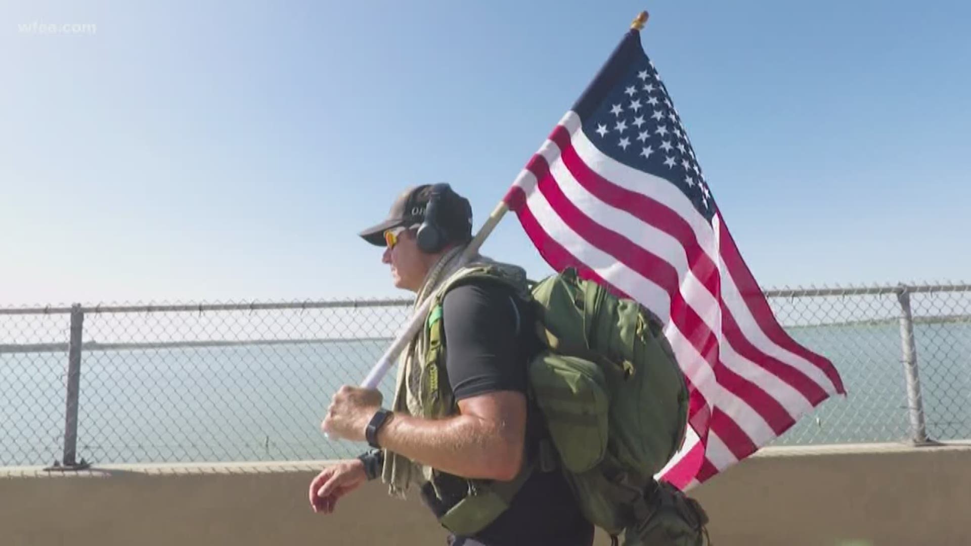 Local veteran walks for those who can't