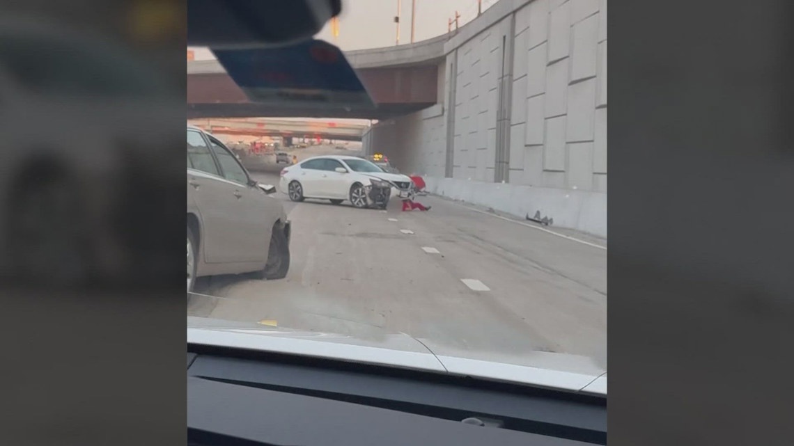 Woman hit by her own car on highway shares her experience during ...