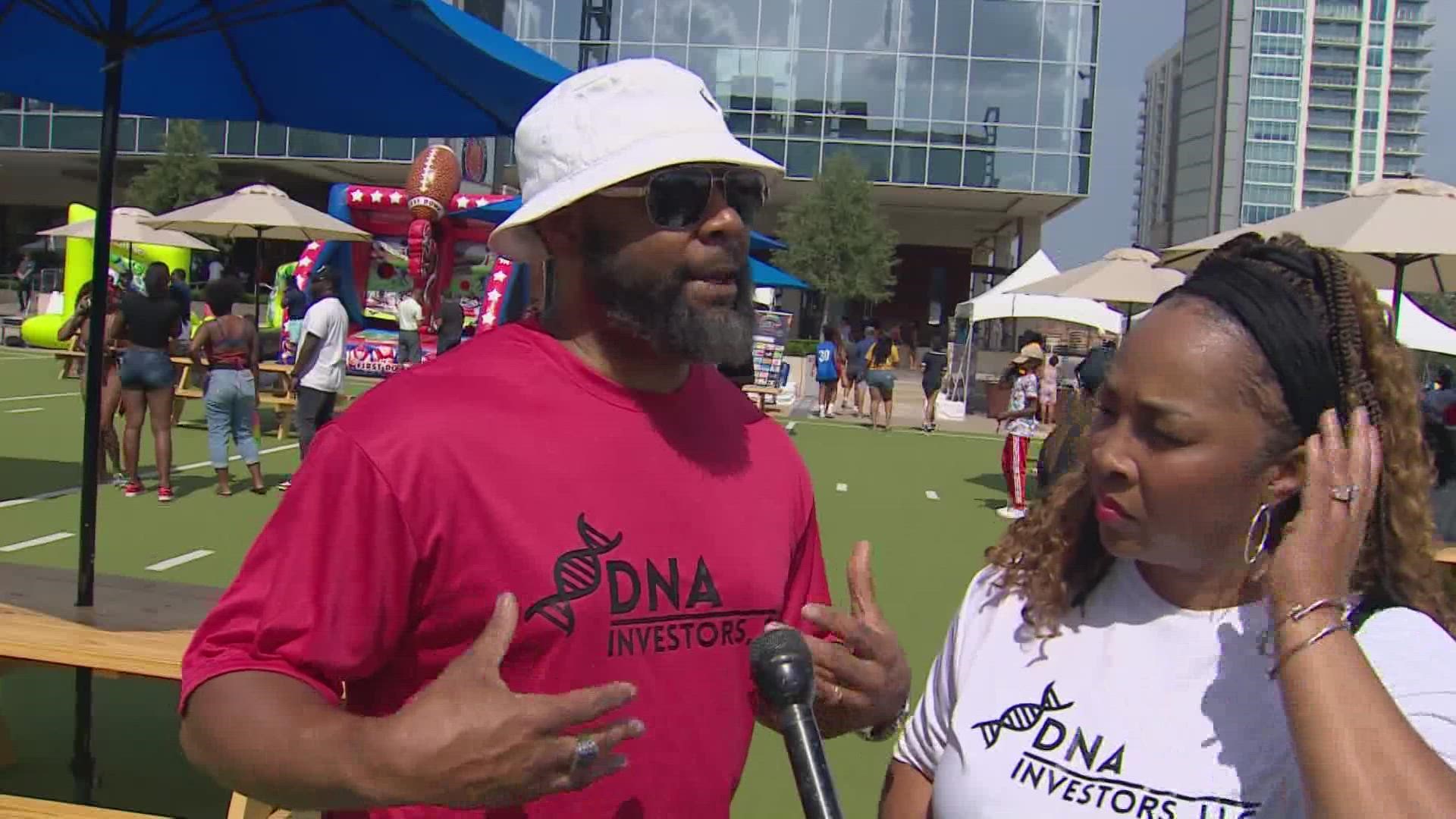 North Texans celebrating Juneteenth talked about unity and making the world a better place.