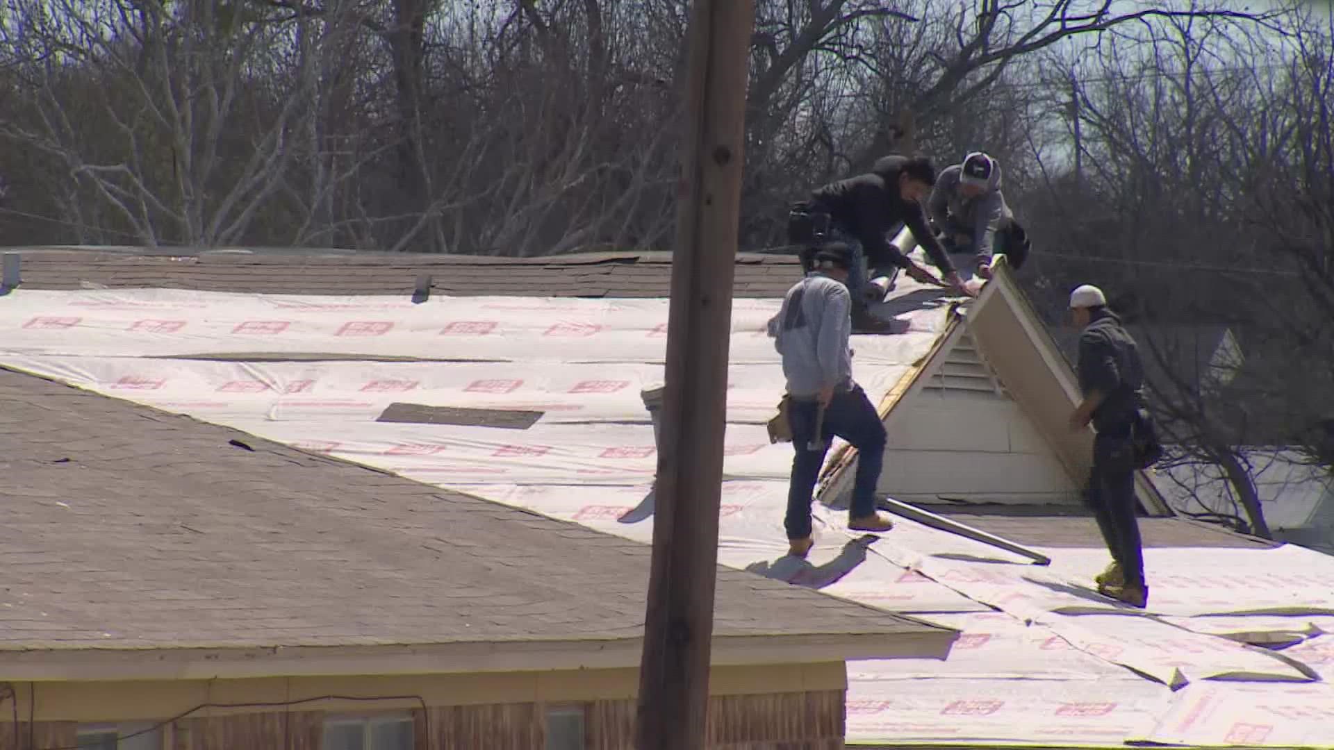Tornadoes devastated Jacksboro earlier this week, but the residents are already making progress in getting back to normal.