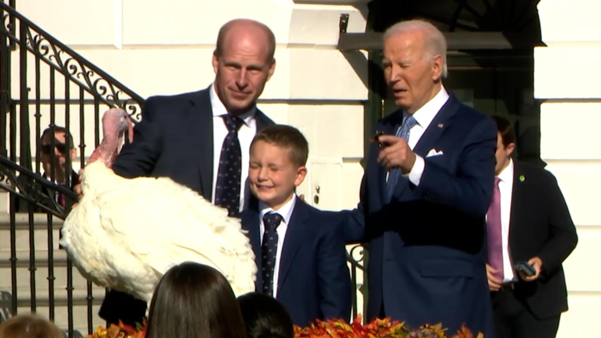 On November 25, 2025, President Joe Biden pardoned a turkey, an annual tradition for all presidents of the United States ahead of Thanksgiving.