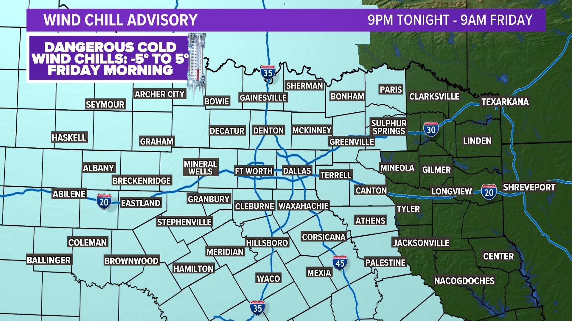 DFW winter storm updates Power outages, downed trees, flights