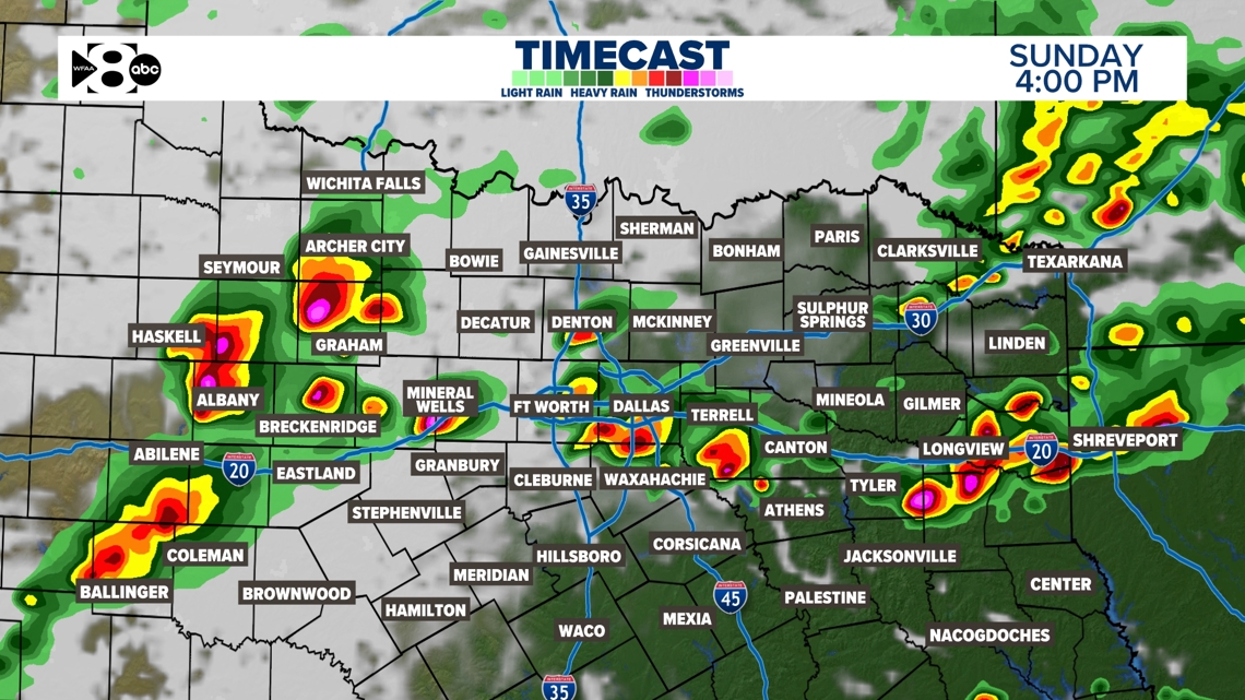 Storm Timecast | wfaa.com