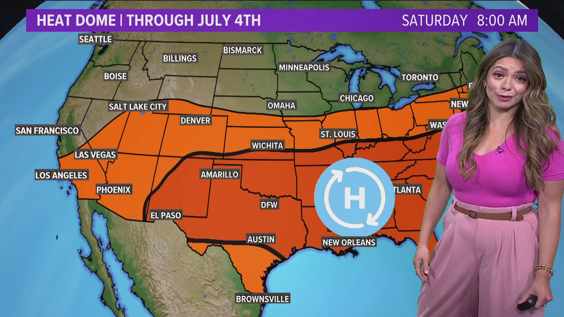 DFW Weather: Temperatures will feel firmly in the triple digits this ...