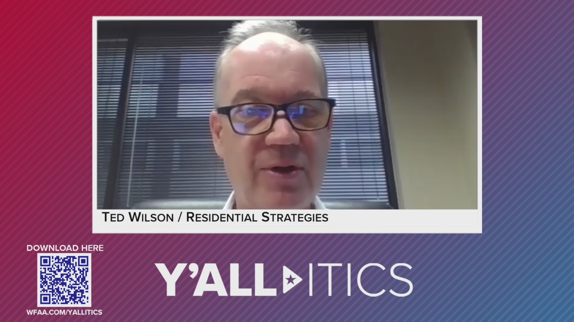 Ted Wilson, one of the foremost residential construction experts in the state, talks about how it’s now difficult to find vacant lots in North Texas.
