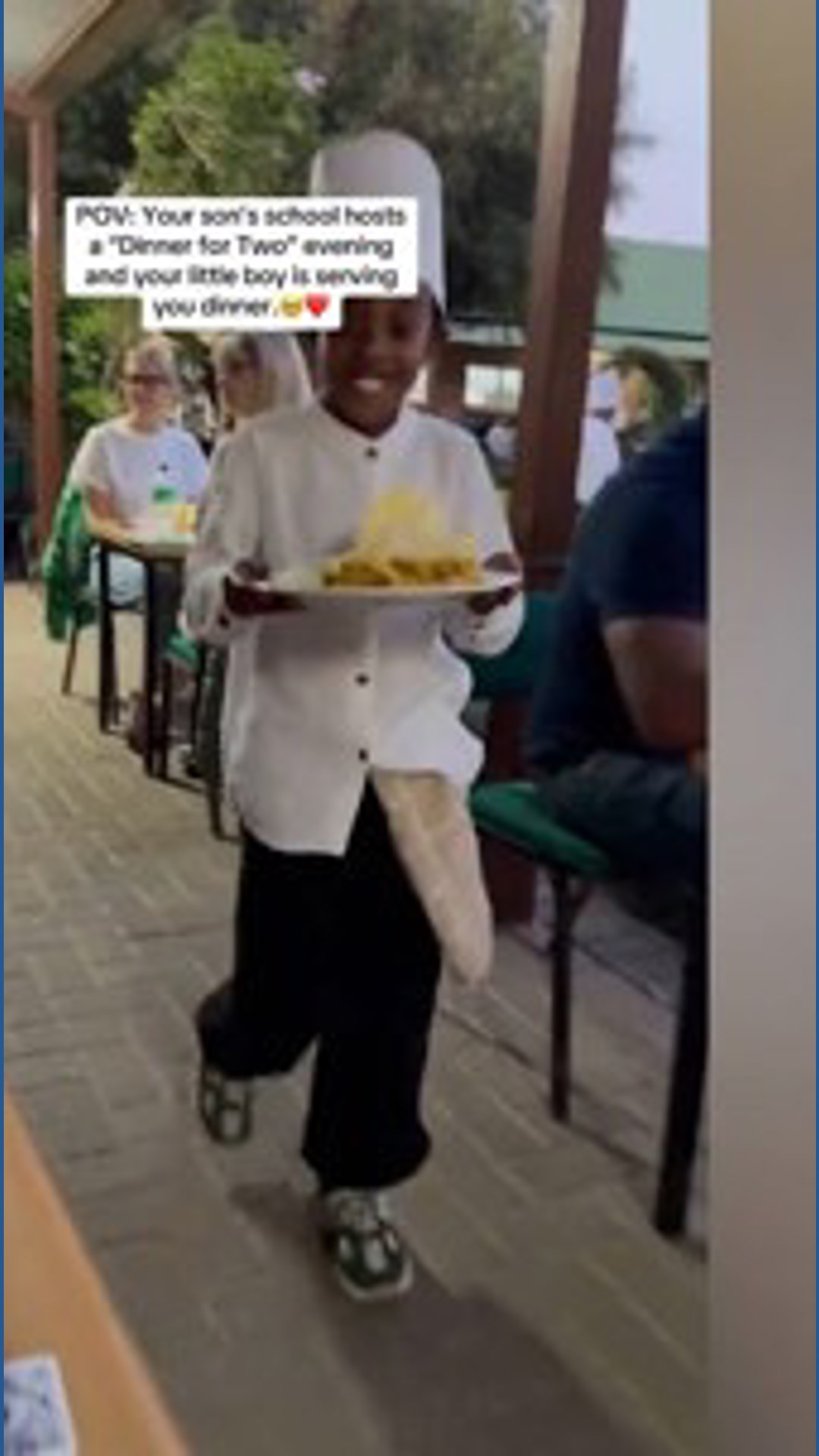 School puts on parent date night with student servers | wfaa.com