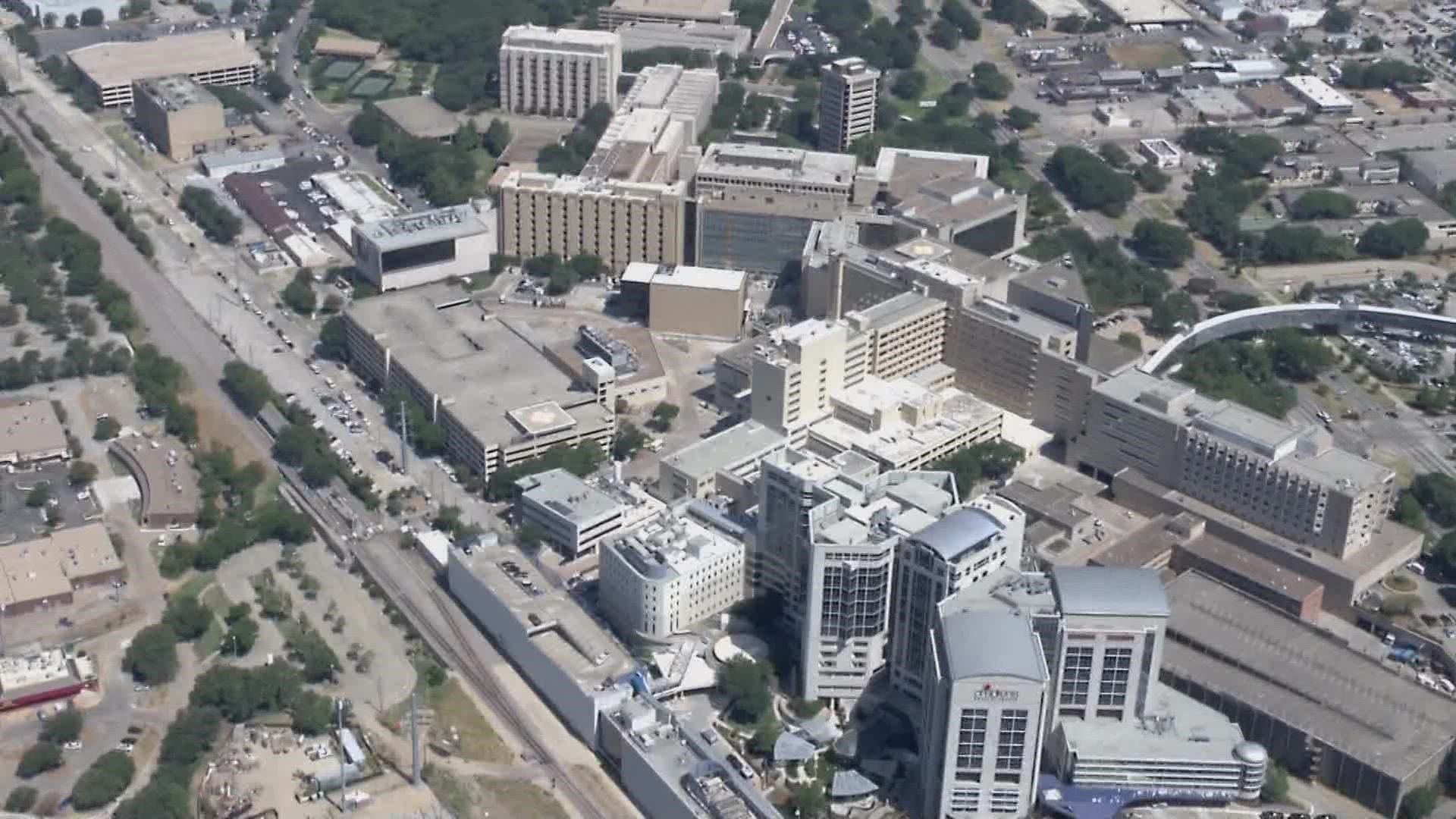 The City of Dallas is saying goodbye to the former Parkland Memorial Hospital, the place where President John F. Kennedy succumbed to his injuries.