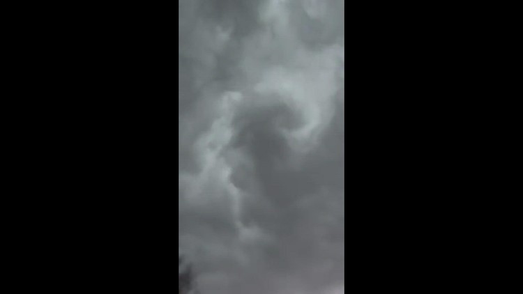 Rotating clouds over Flower Mound