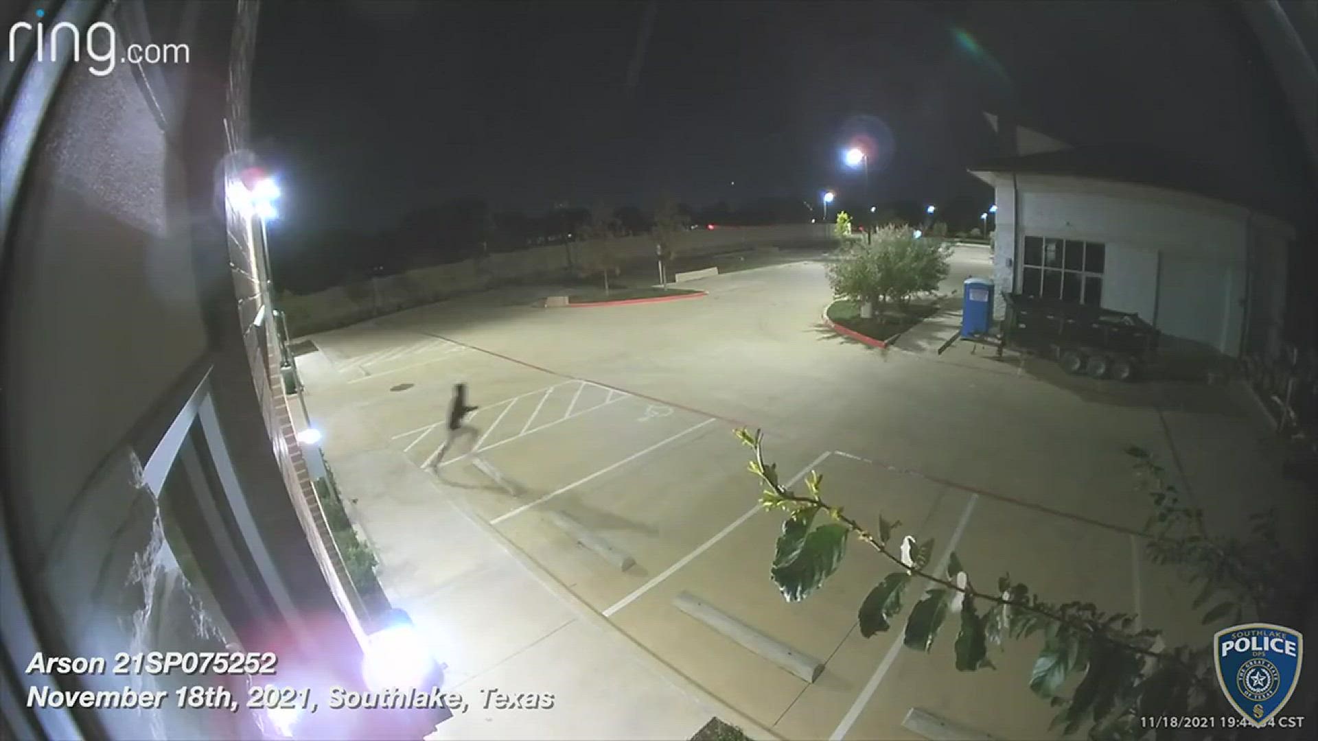 FIRE IN THE HOLE: Can you help @ SouthlakeDPS identify the suspects who blew up a port-a-potty?