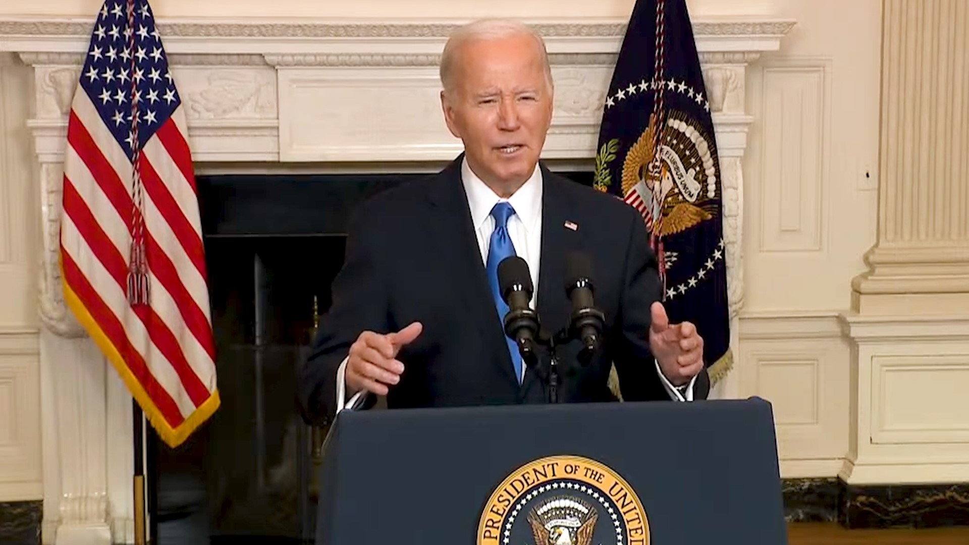 President Joe Biden spoke on Feb. 13, 2024, on the Senate passing a national security bill that mainly includes foreign military aid for Ukraine.