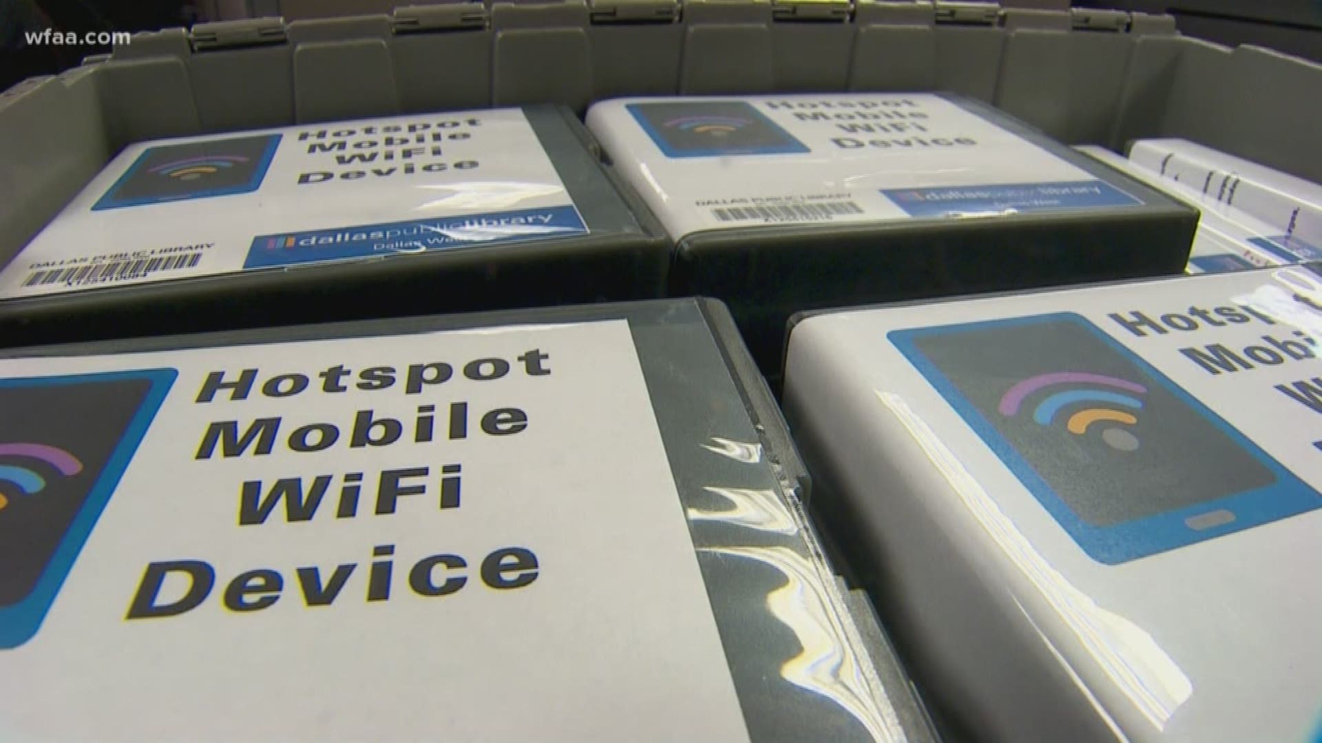 Library card holders in the City of Dallas can begin checking out mobile hotspot devices beginning in March.