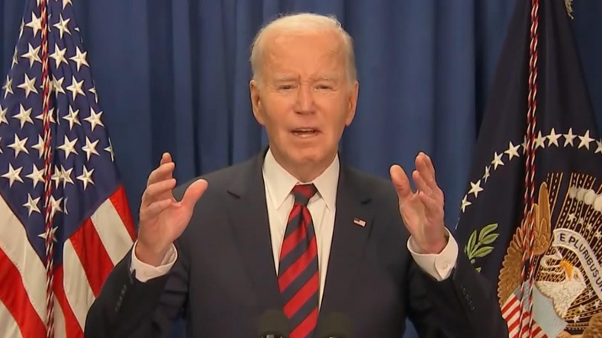 President Joe Biden delivered a full speech at Royal Missionary Baptist Church in North Charleston, SC, after the hostage exchange in Gaza on January 19, 2025.