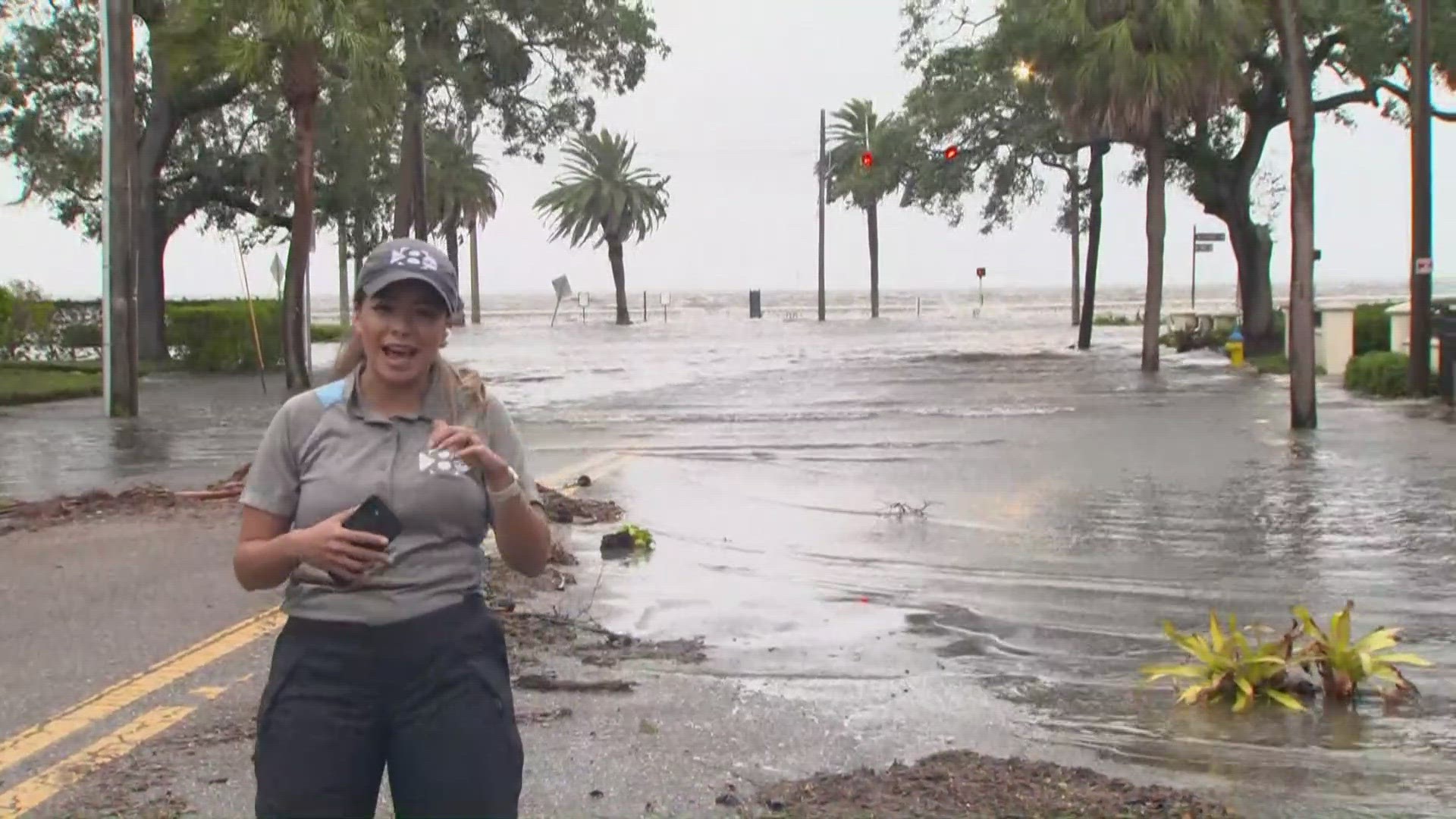 The hurricane has since made landfall in Florida as a Category 3.