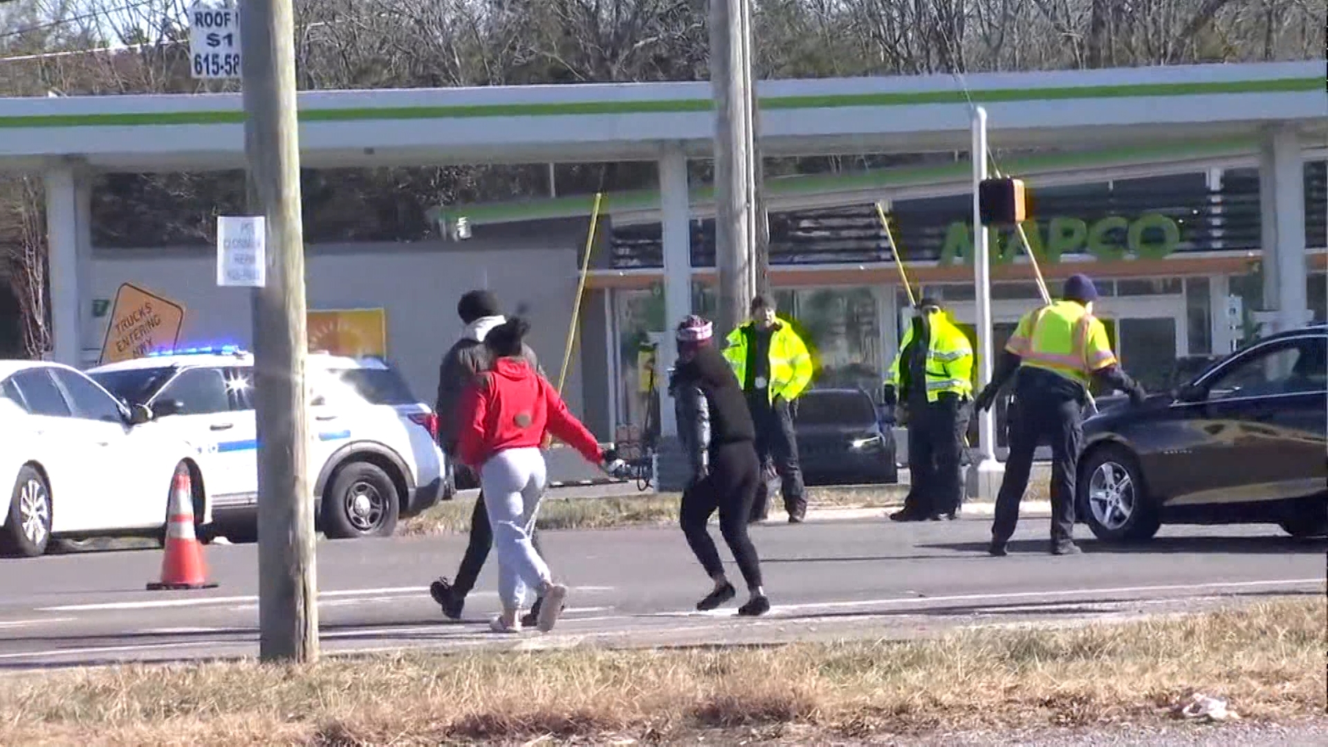 Two students were injured when they were shot at Antioch High School in Tennessee on Jan. 22, 2025.