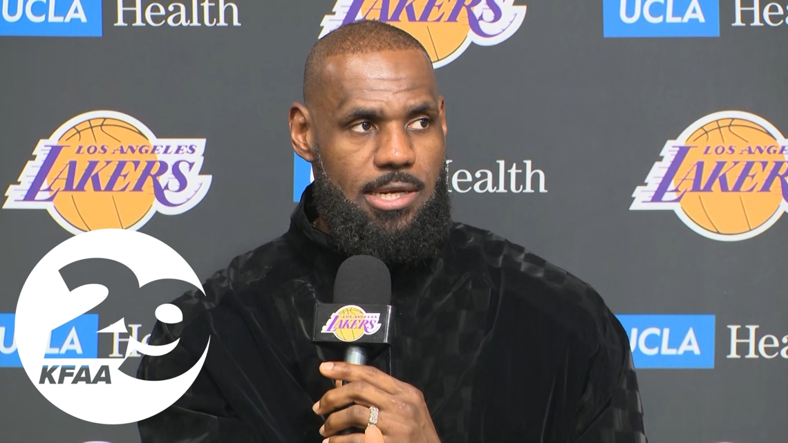 LeBron James post-game interview | Dallas Mavericks vs. Los Angeles Lakers
