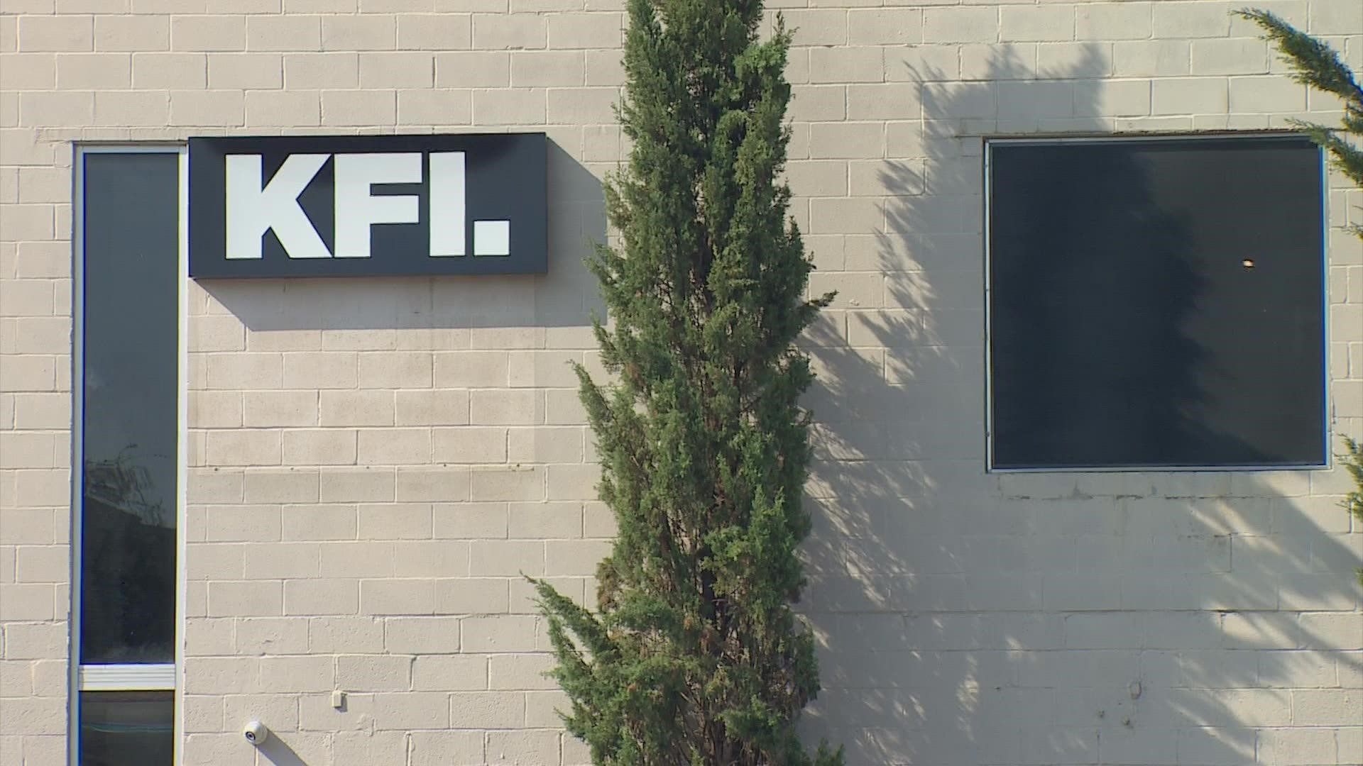 KFI Studios and 8 other places were raided by the DEA and Dallas Police Thursday morning. They say it's part of a large scale narcotics investigation.