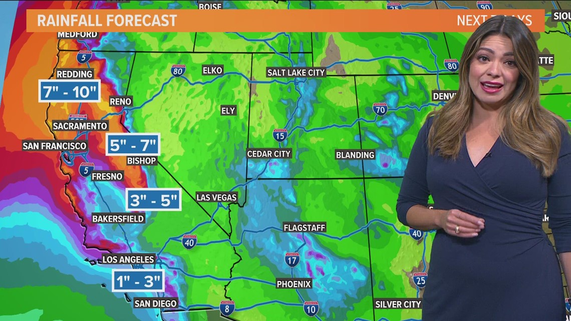 California weather Latest rain forecast, expected totals