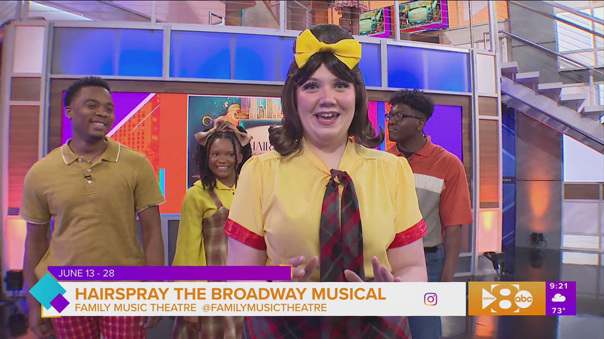 Family Music Theatre presents Hairspray: The Musical June 13-28 at the New Vida Center.