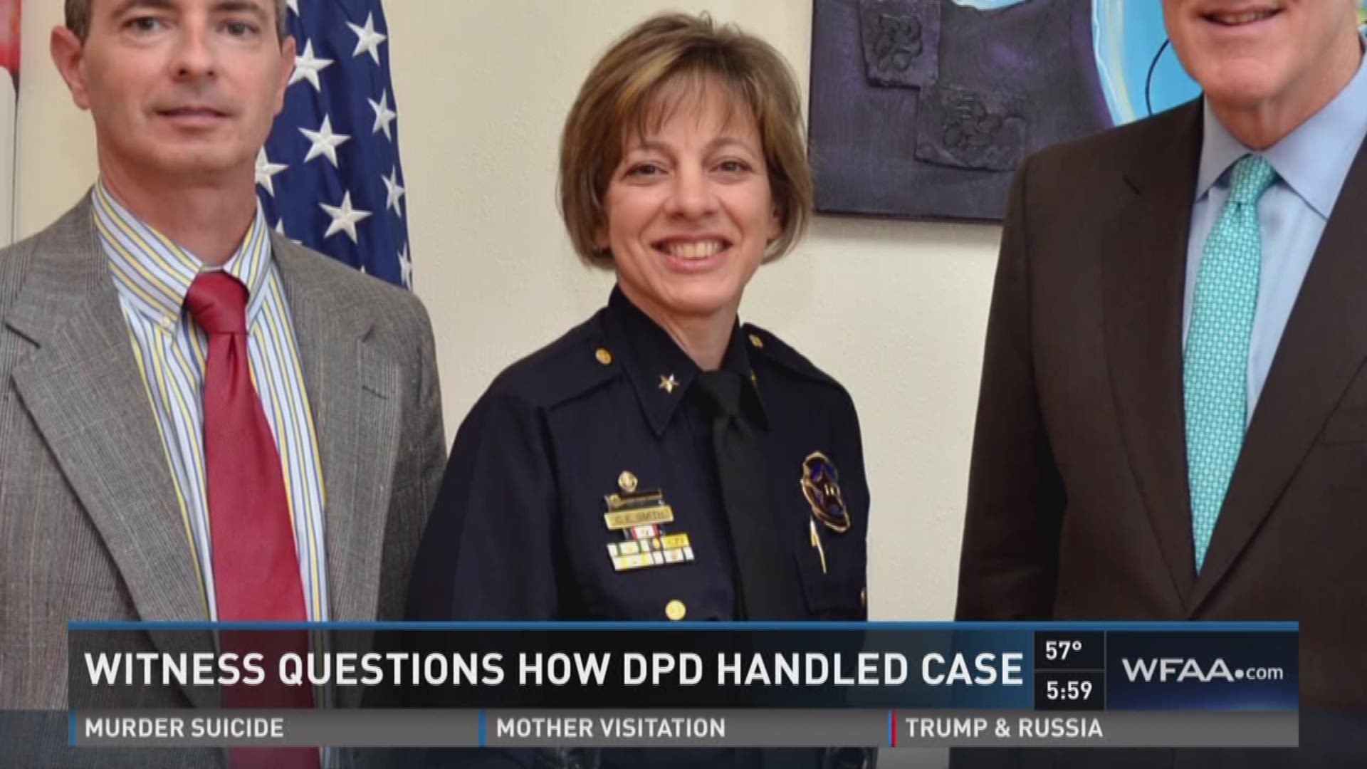 Witness questions how DPD handled case