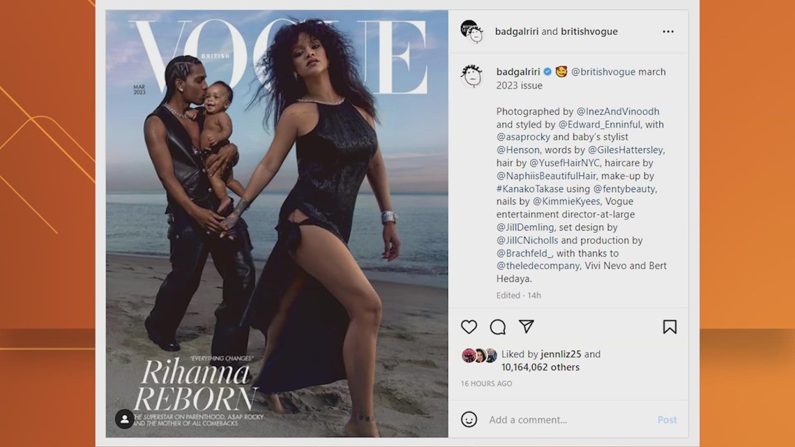 Rihanna graces cover of British Vogue magazine