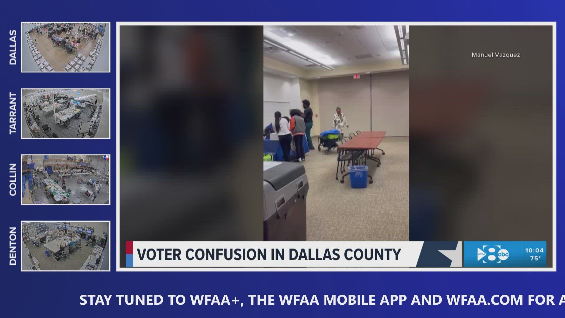 “Shut down the doors”: Video shows inside Dallas County polling site ...