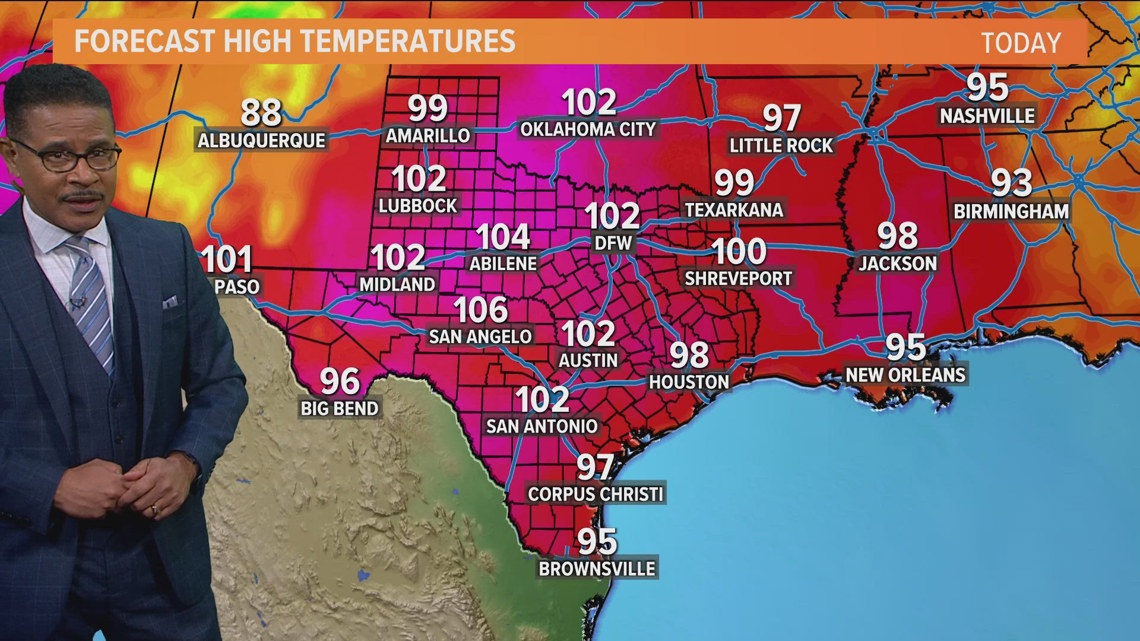 DFW Weather: Latest forecast for extreme heat in North Texas | wfaa.com