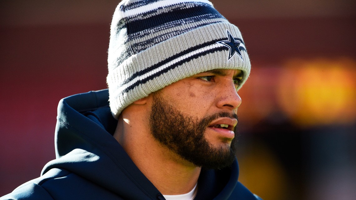 Dak Prescott Winter Beanie - White