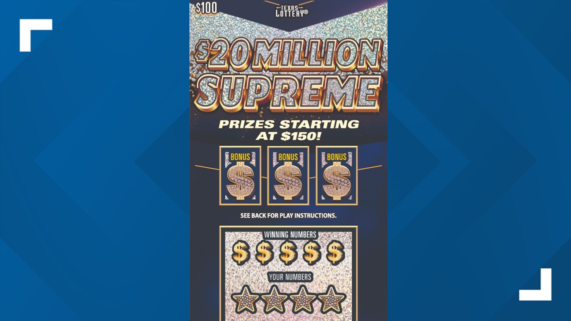 Texas Player Wins $20 Million in Scratch-Off Game – NBC 5 Dallas