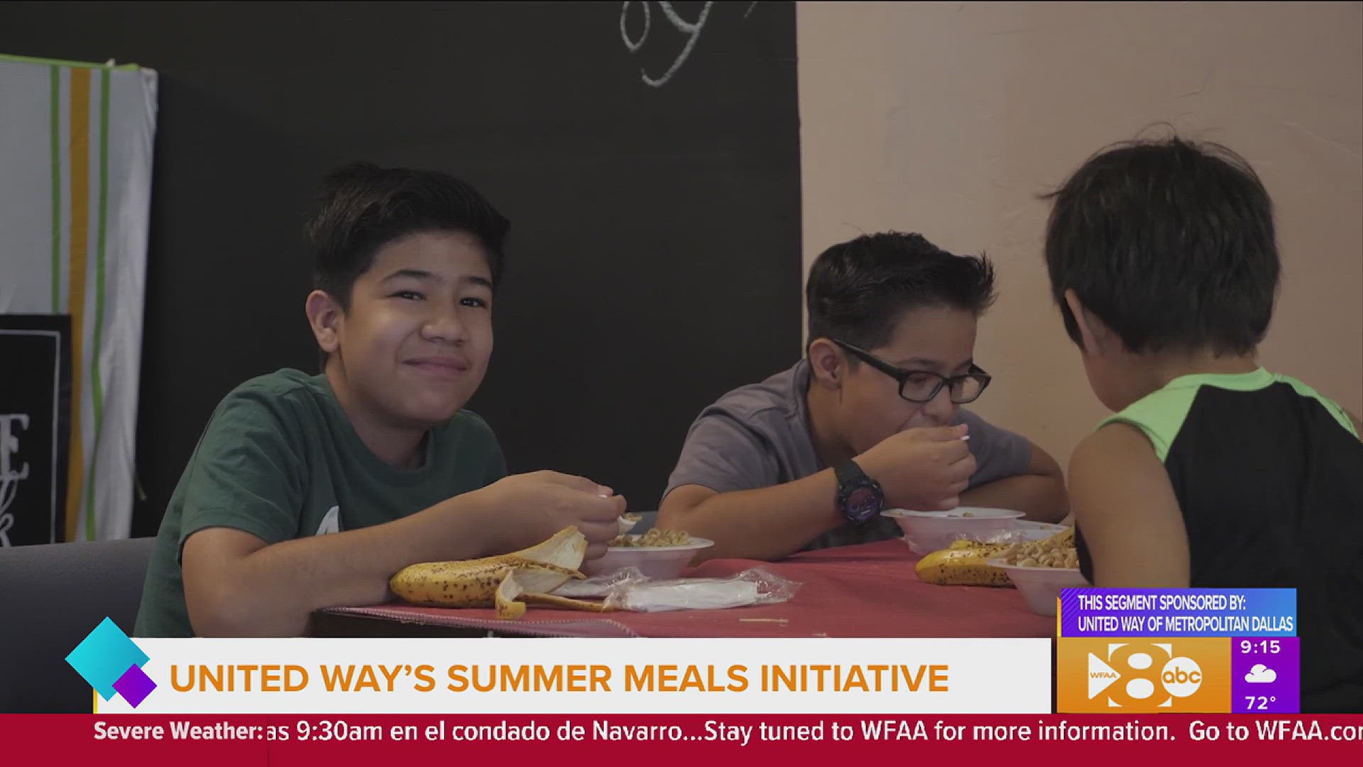 This segment is sponsored by: United Way of Metropolitan Dallas