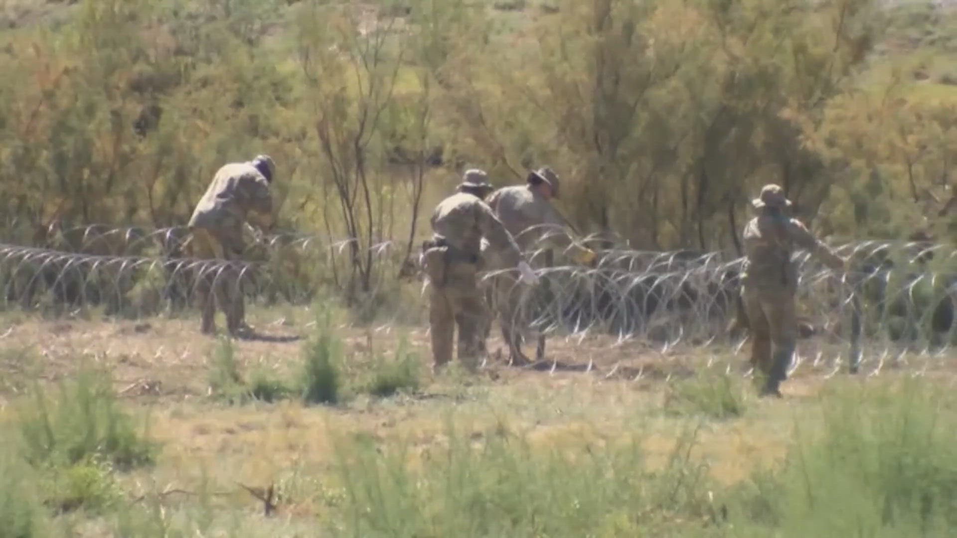 An appeals court ruled in Texas' favor to keep the razor wire last month.