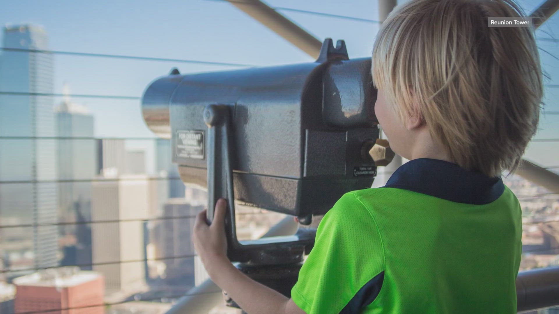 Sam the Magic Man, who entertains at Reunion Tower's Geo-deck, appeared on WFAA. 
