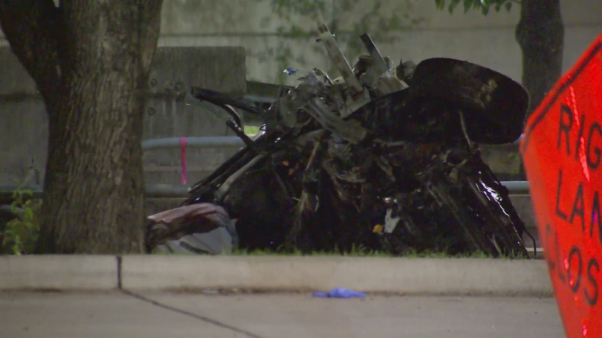 A fatal motorcycle crash was reported in Dallas overnight.