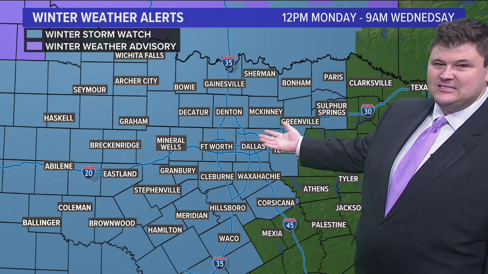 Here's what you need to know as freezing rain and icy conditions make their way to the North Texas area.