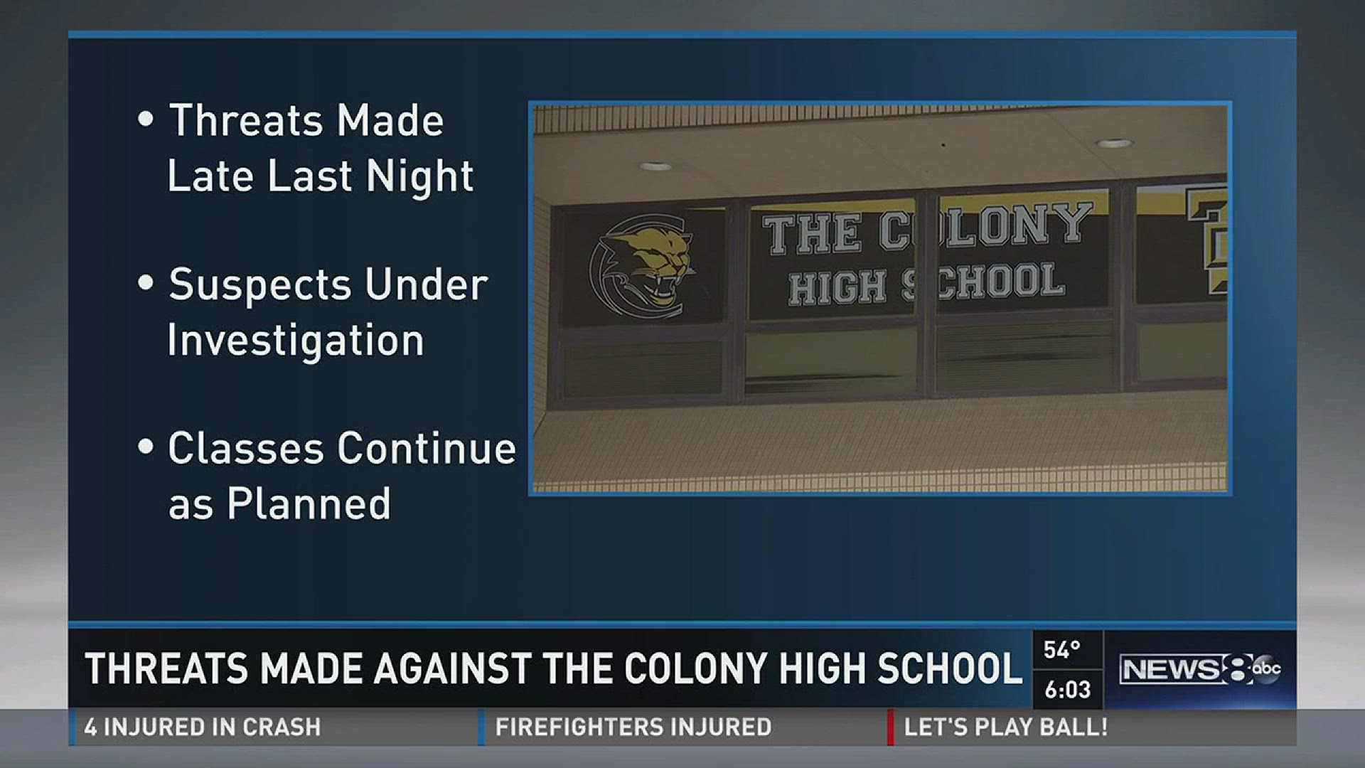 Threats made against The Colony High School
