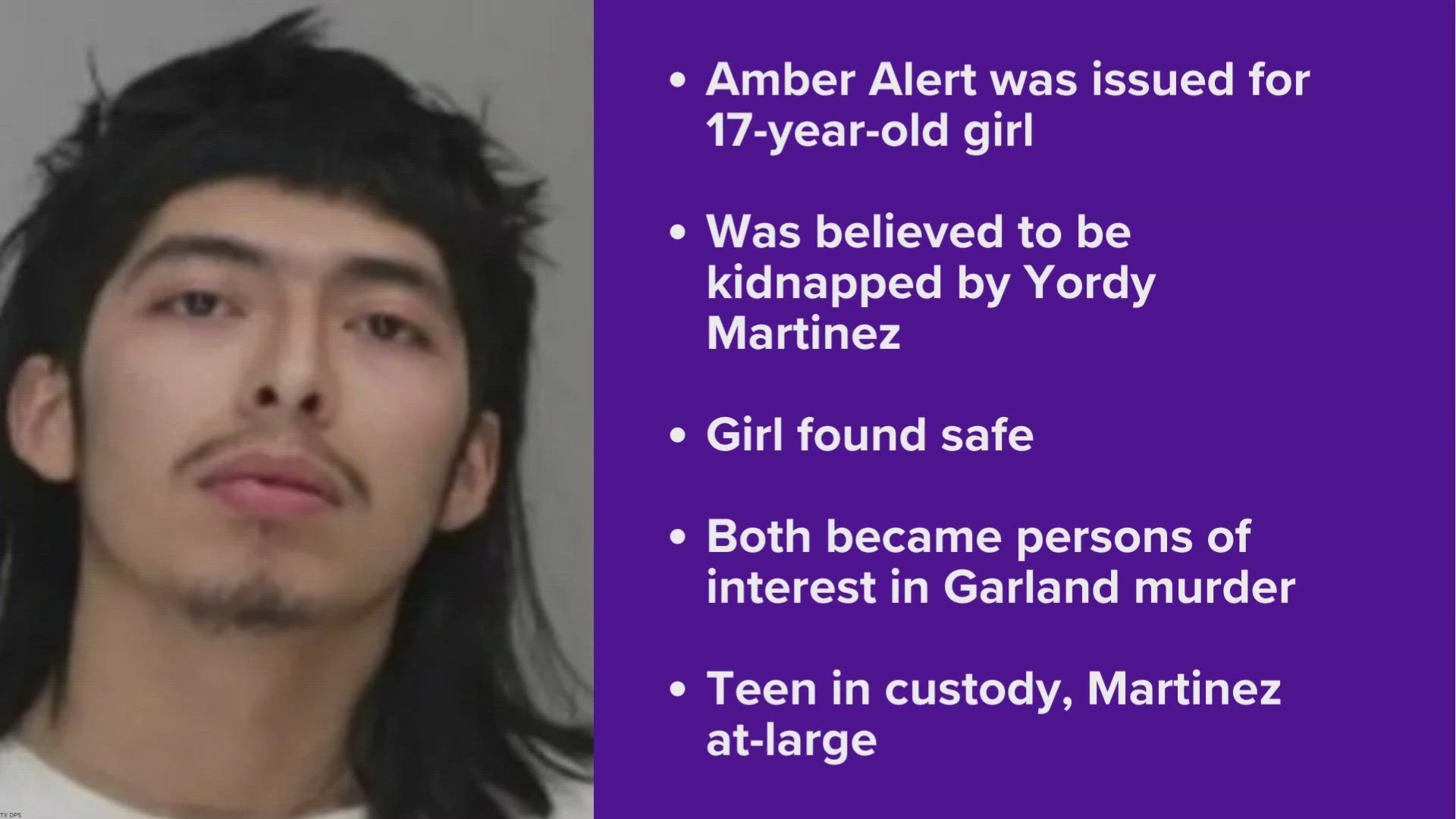 Dallas PD issued an AMBER Alert for a 17-year-old that was later discontinued. Hours later, police said she in custody on a murder warrant.