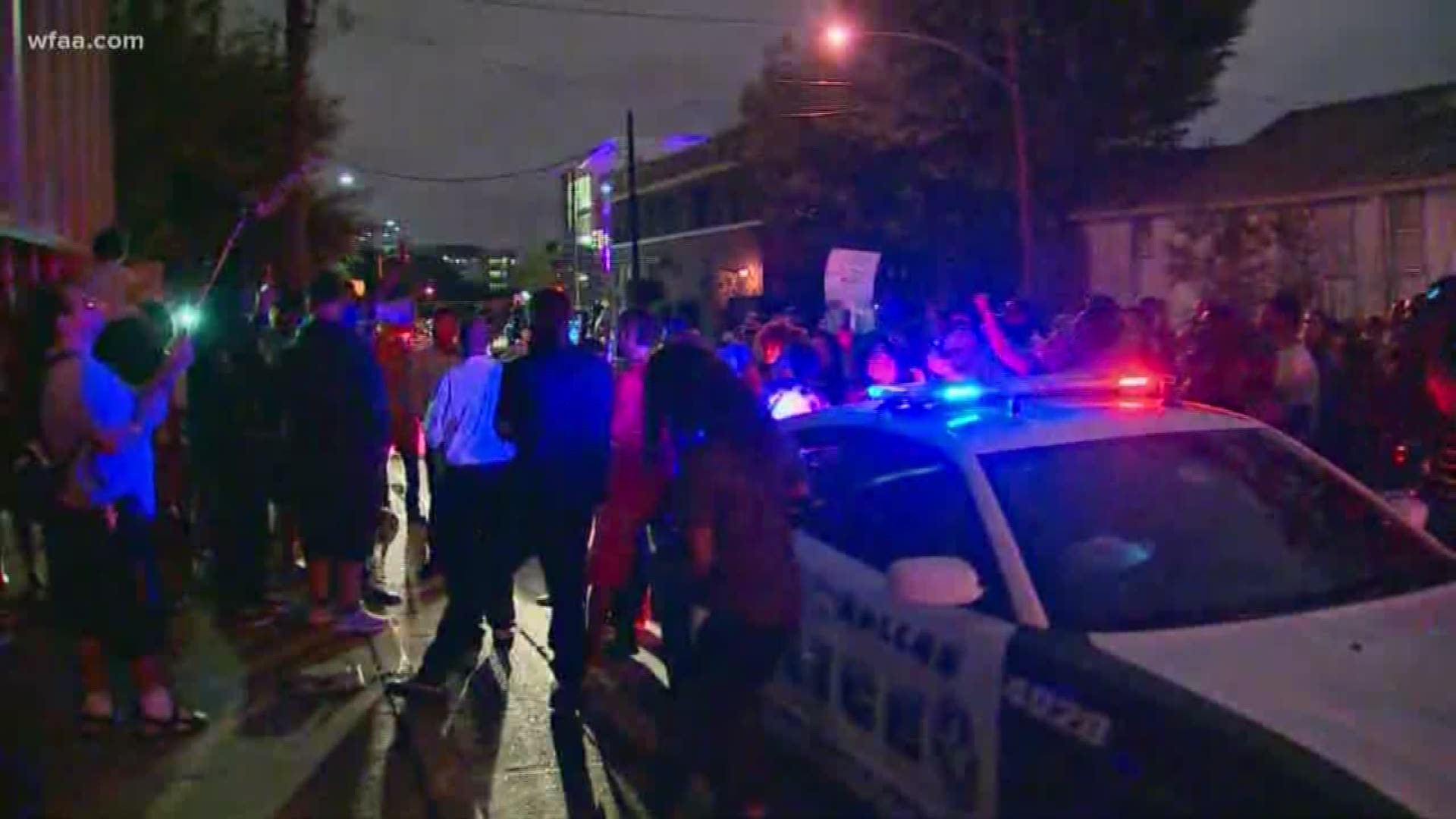 Protests in Dallas after Botham Jean shooting
