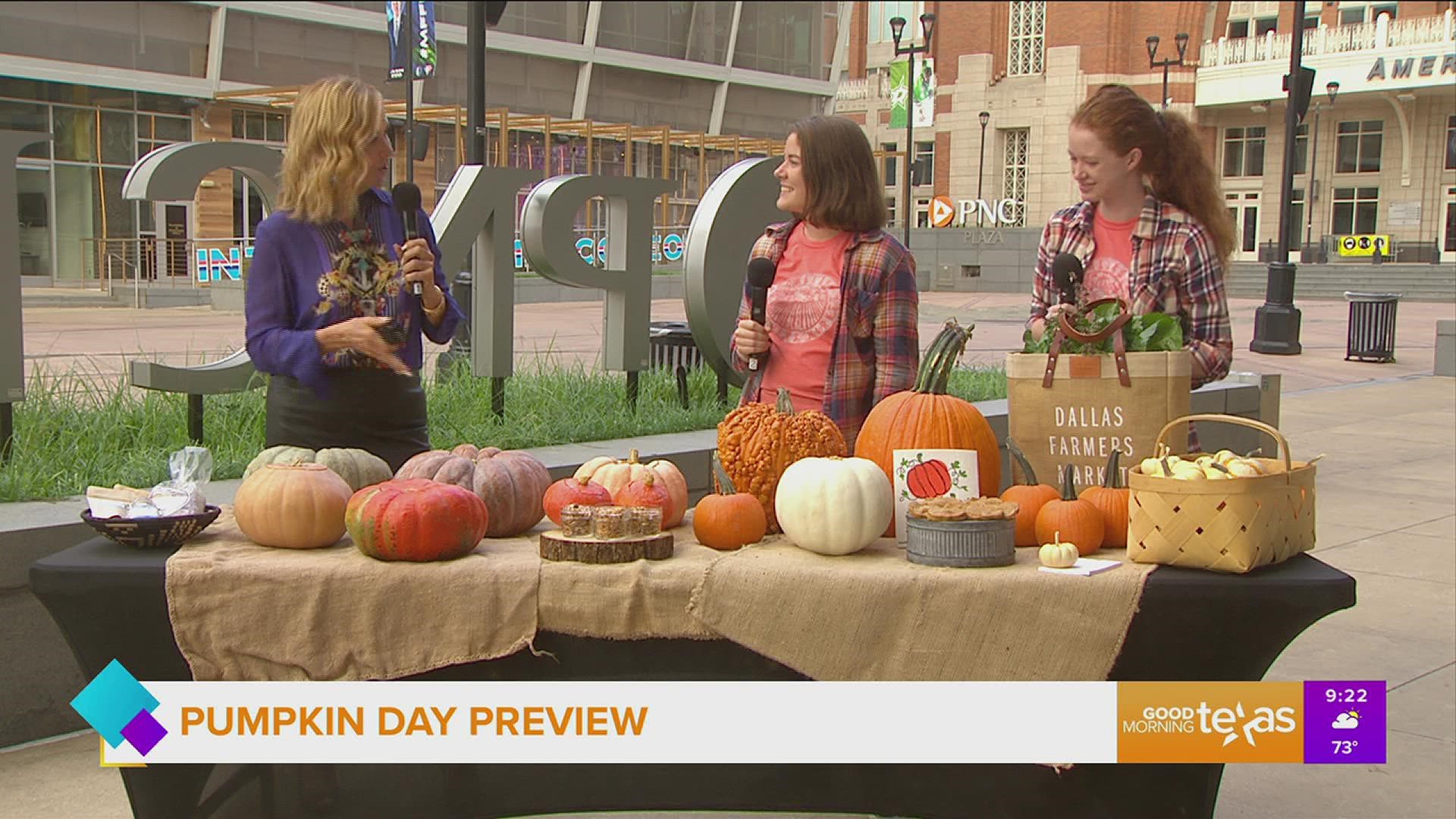 Dallas Farmer's Market celebrates Texas Pumpkin Day on October 16