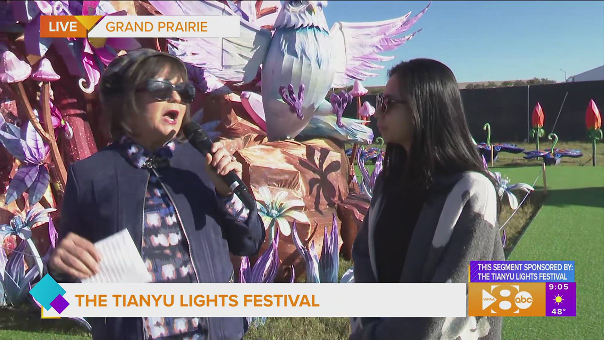 This segment is sponsored by: The Tianyu Lights Festival.