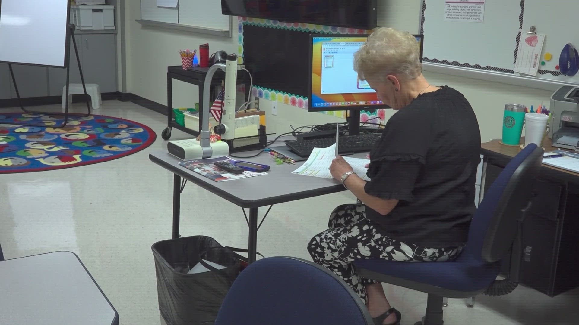 Ms. Nix has been with the district since the 70s and has loved every minute