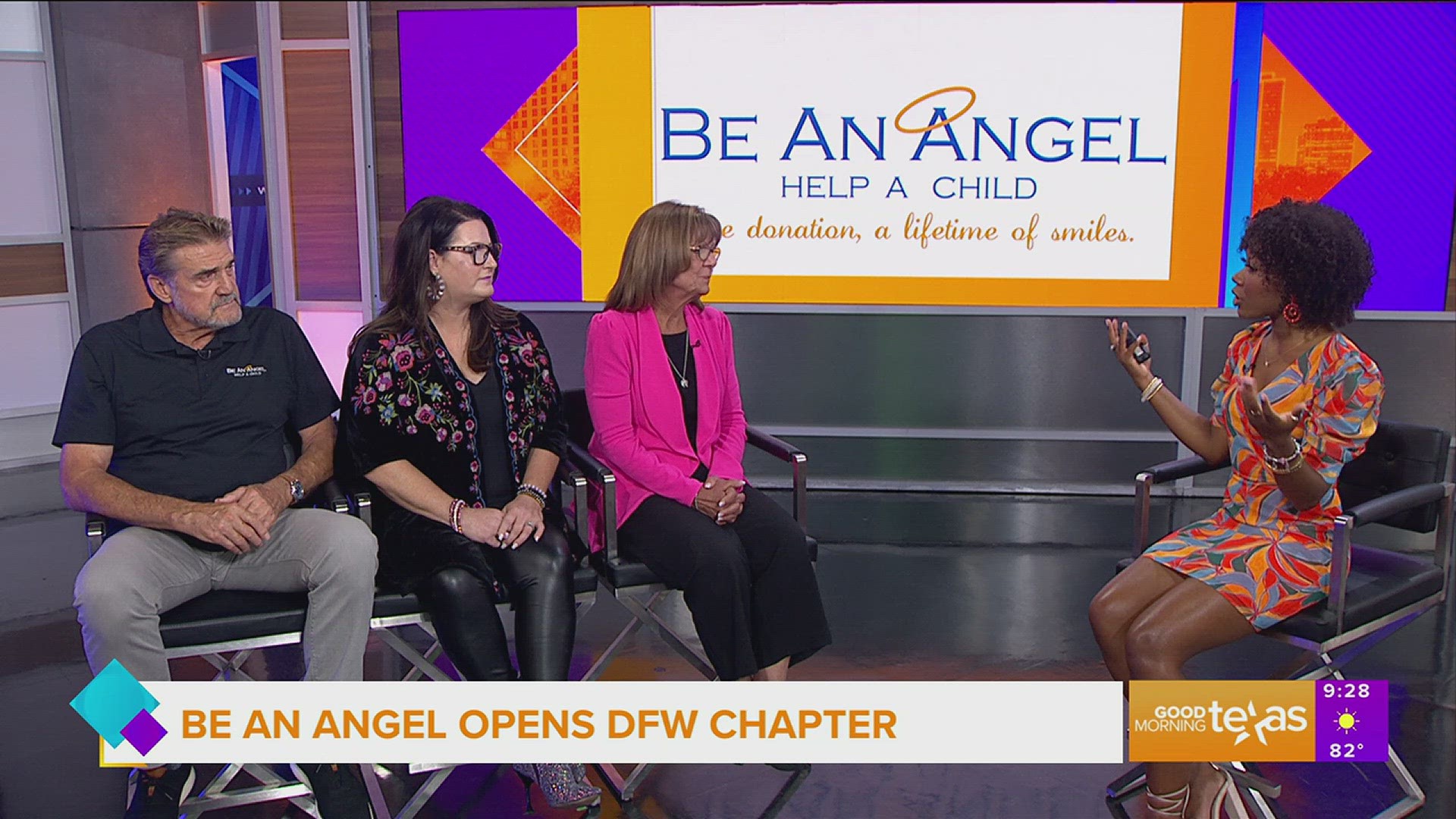 Find out how you can benefit Be An Angel. Go to beanangel.org/dfw for more information.