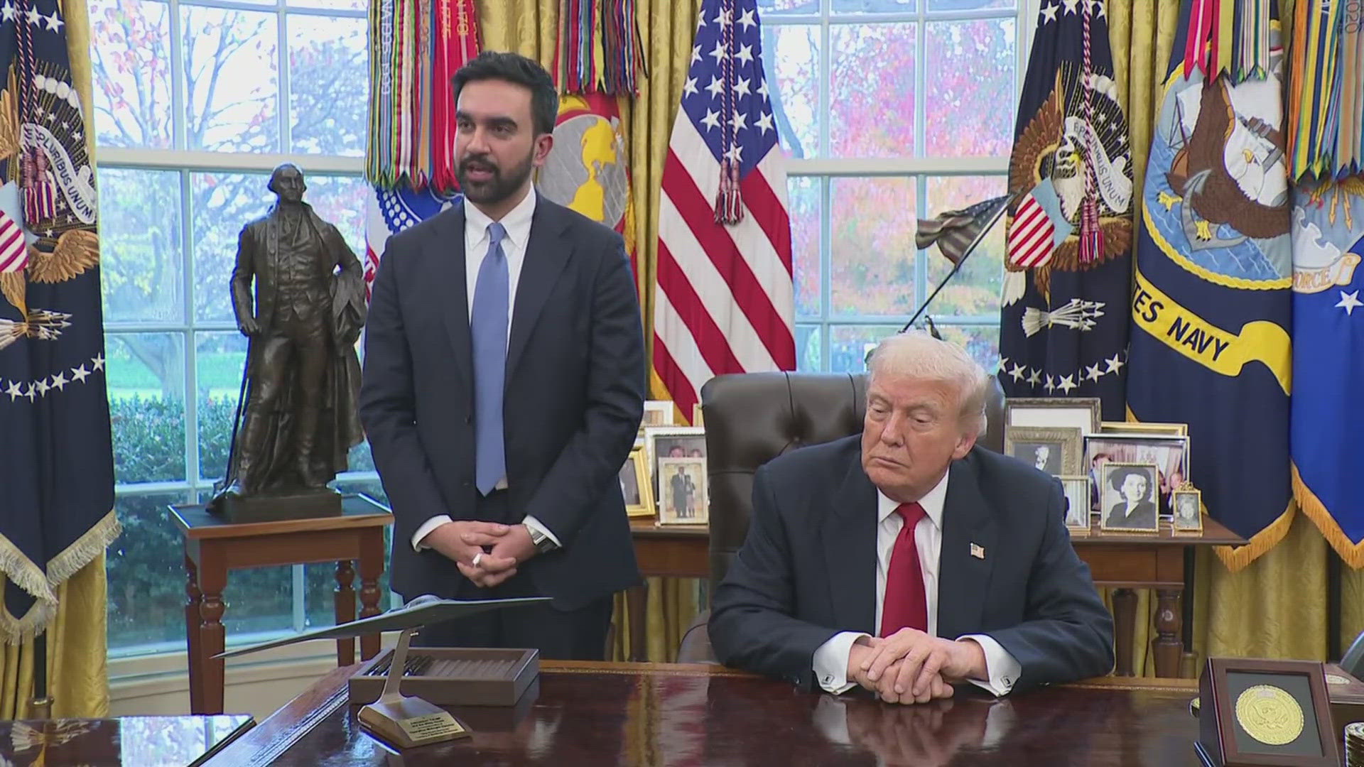 President Trump meets with New York City Mayor-elect Zohran Mamdani ...
