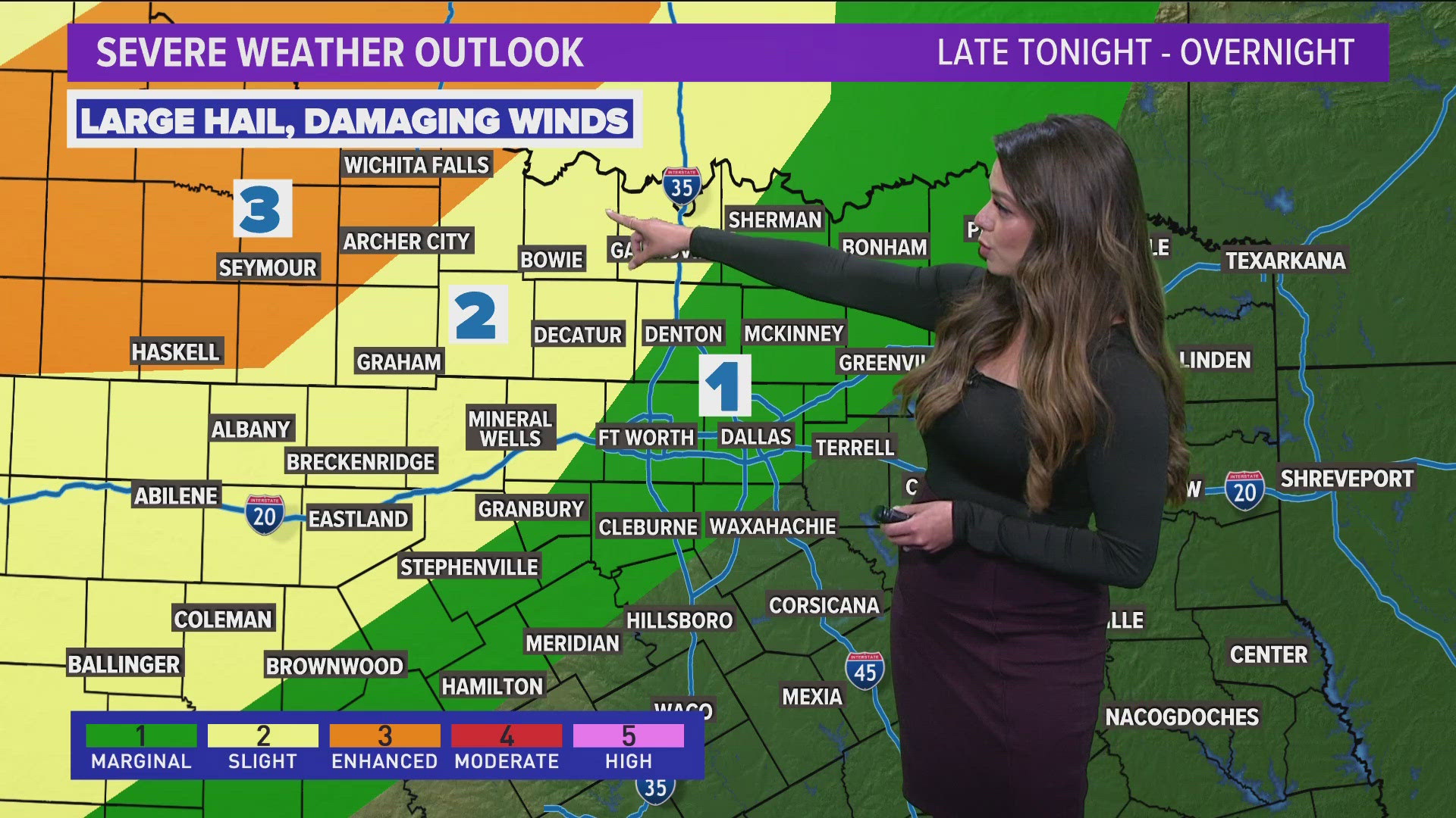 DFW Weather: Storms arrive in North Texas tonight and Friday morning. Severe weather threat through the weekend.