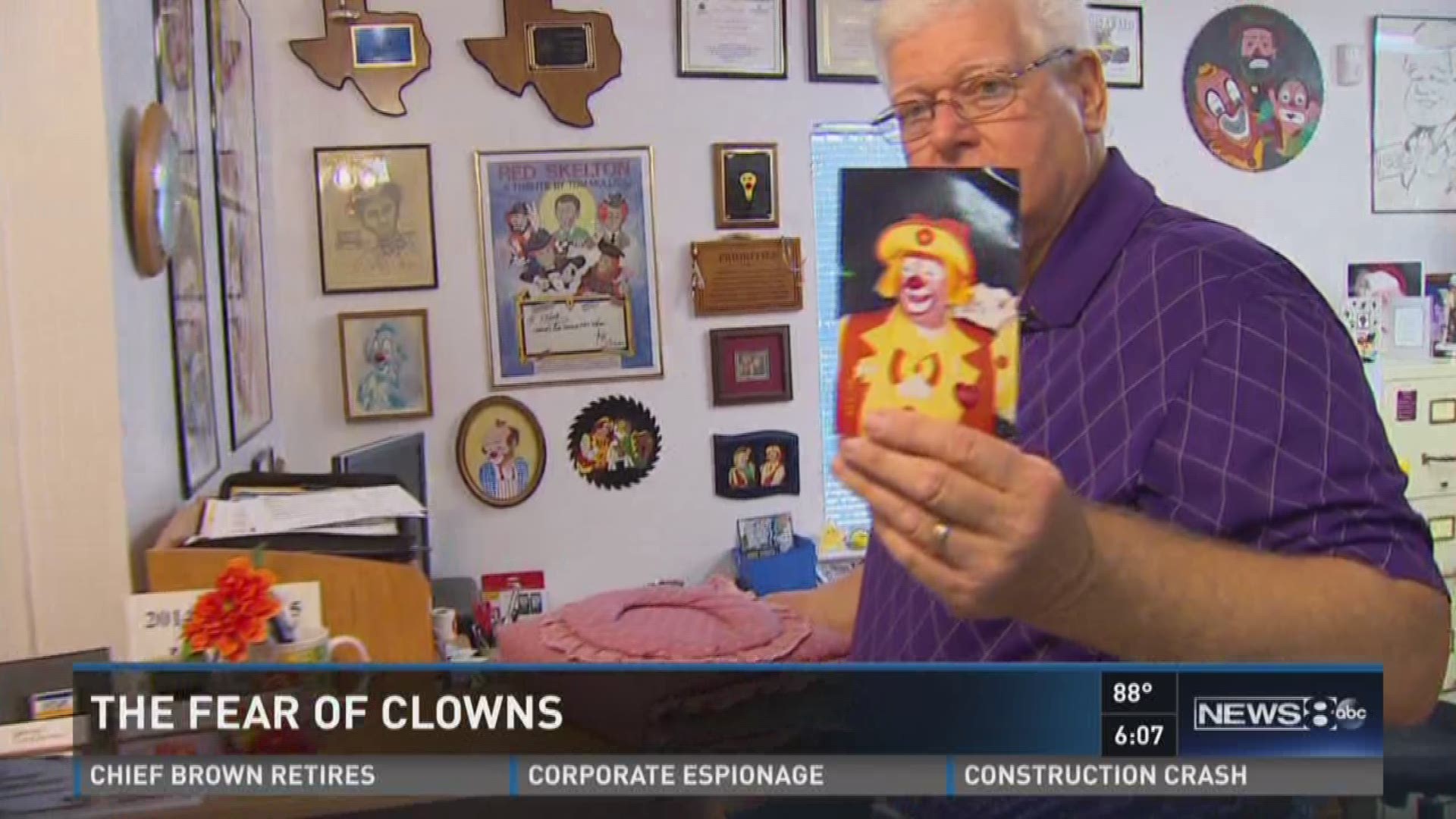 The fear of clowns