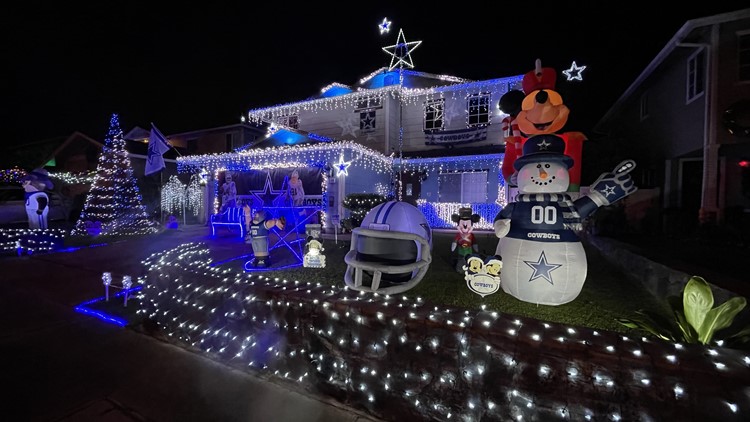 Cowboys fan turns home into museum of blue and silver collectibles