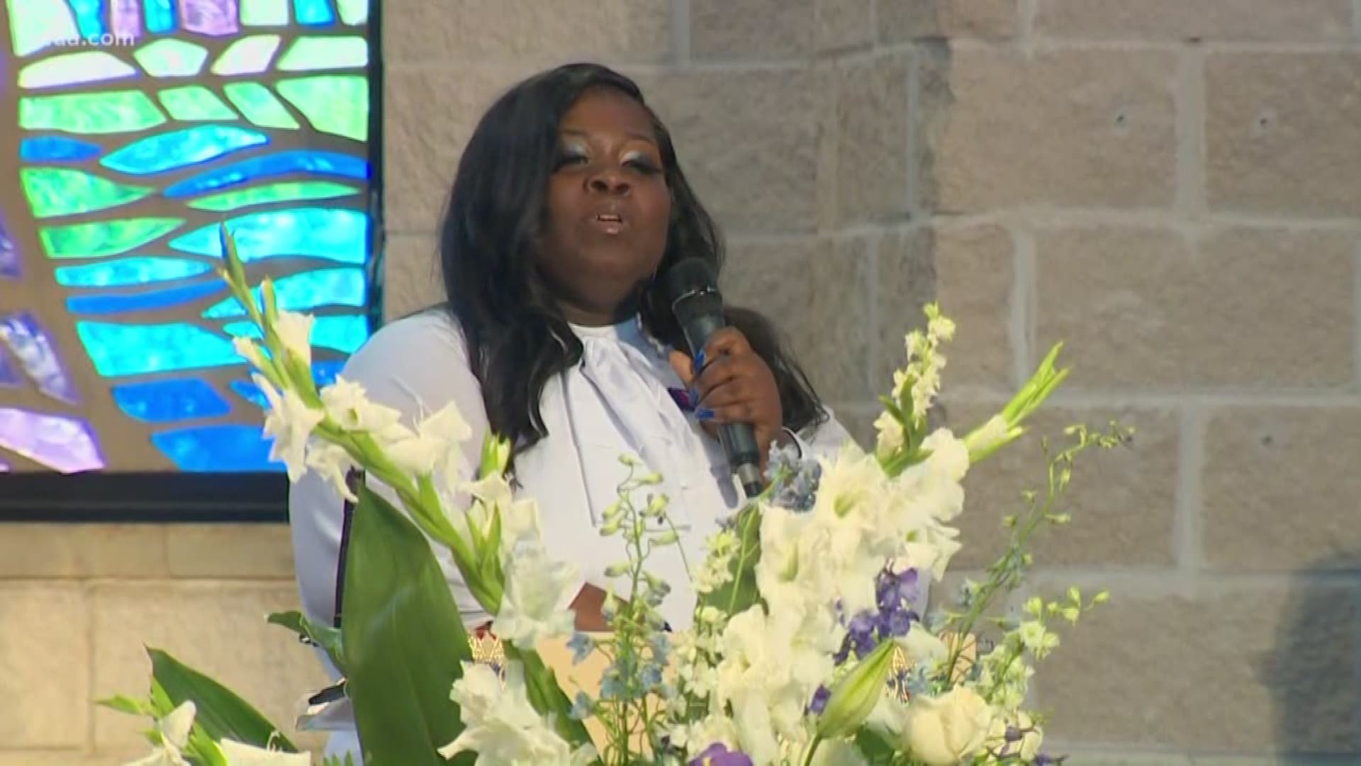 Funeral services for the 22-year-old transgender woman were held at the Cathedral of Hope in Dallas Tuesday.